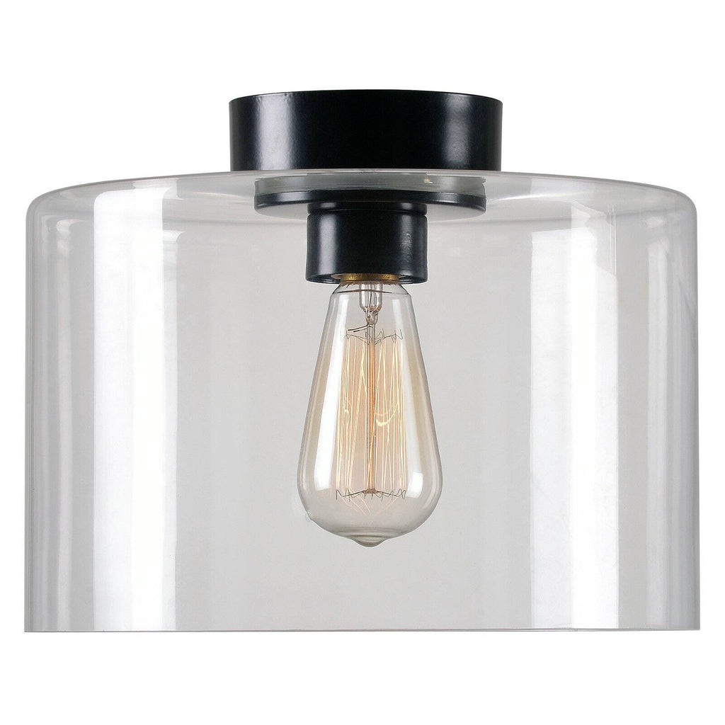Blackened Oil Rubbed Bronze Flush Mount Light O369485