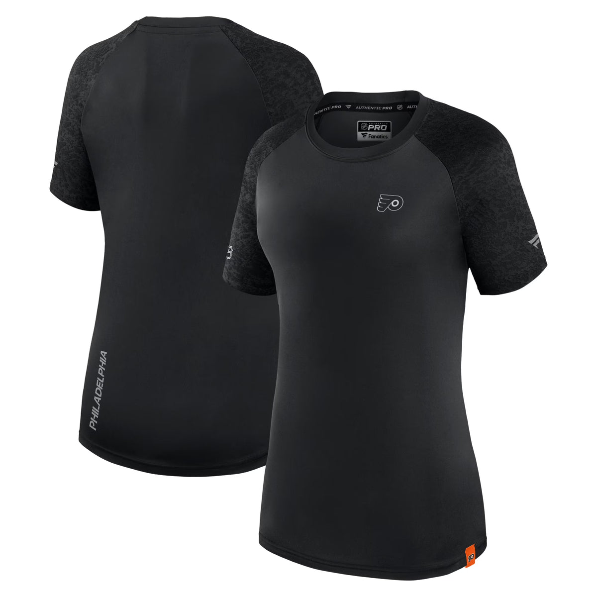 Black Philadelphia Flyers Authentic Pro Tech T-Shirt P98250