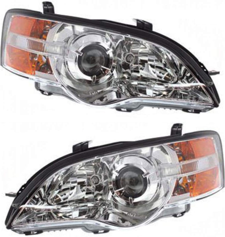 Headlight Assembly Pair for Subaru Legacy/Outback 2006 2007 Halogen H27166