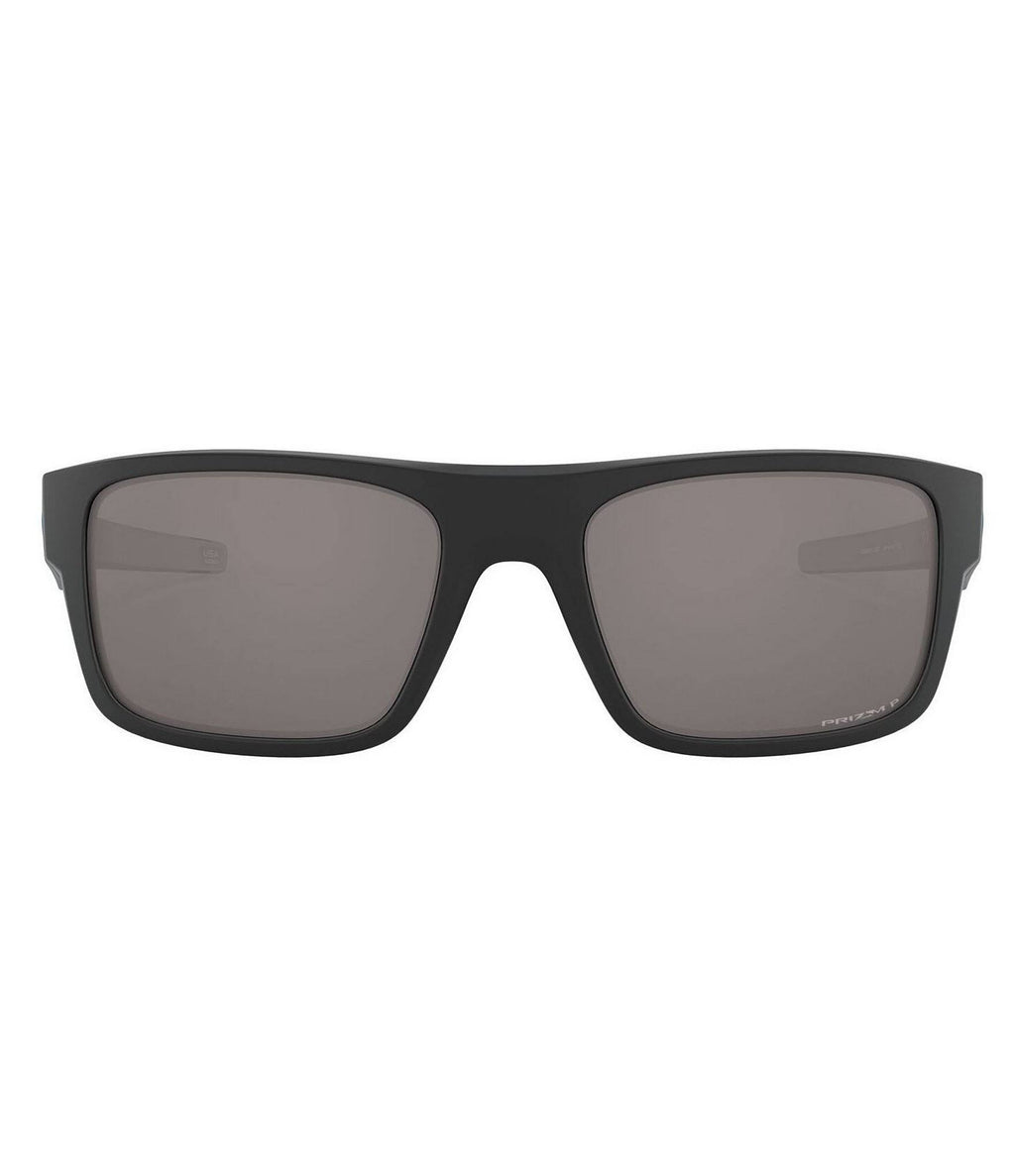 Matte Black Rectangular Polarized Sunglasses N687
