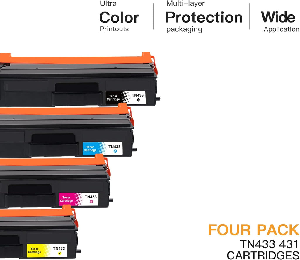 Compatible Toner Cartridge 4 Pack (Black, Cyan, Magenta, Yellow) R136231
