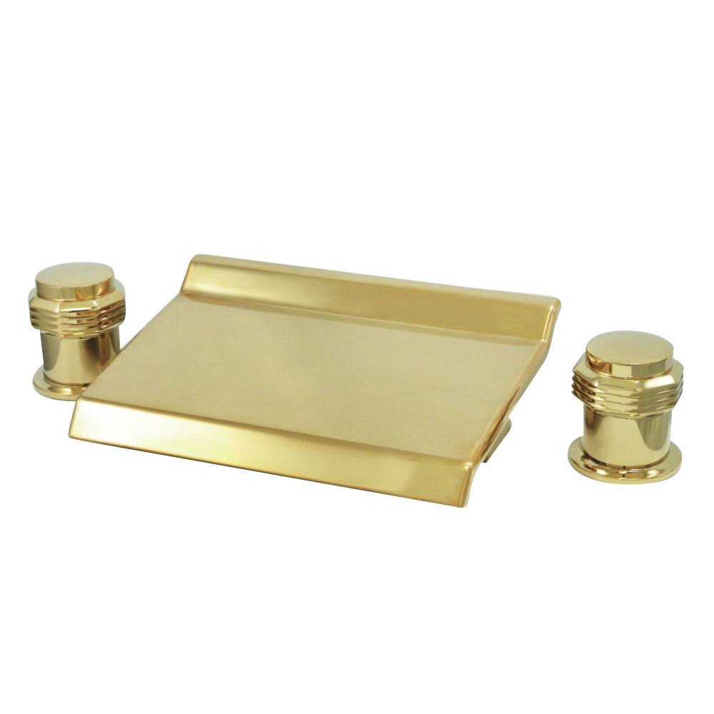 Polished Brass Waterfall Roman Tub Filler L19913