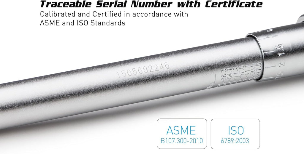 30-150 Inch Pound Industrial Torque Wrench, 1 4 Drive, Matte Chrome X783678