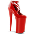 Red/Red Pleaser Boots V8744