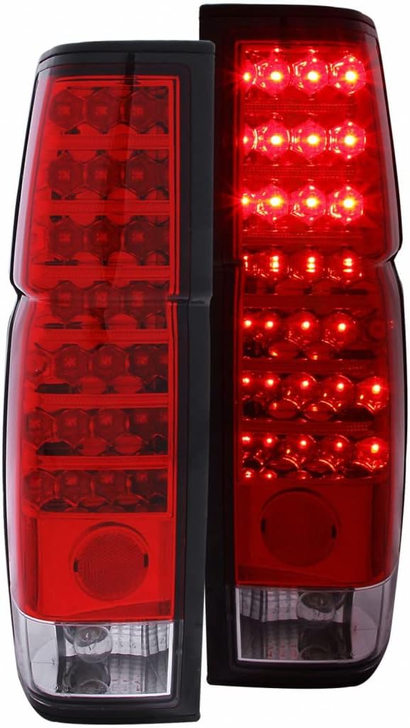 Tail Lights LED Red/Clear P185