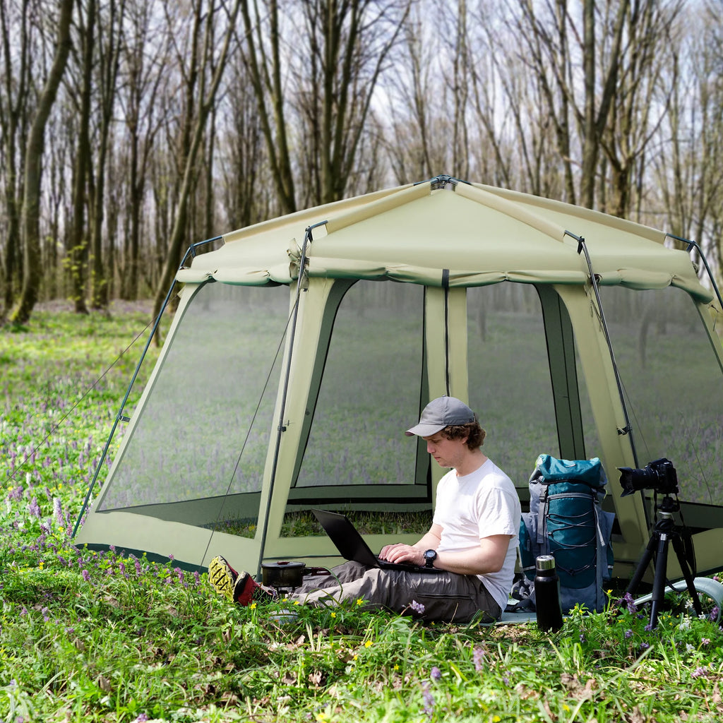 10 Person Large Family Camping Tent with 6 Windows I255