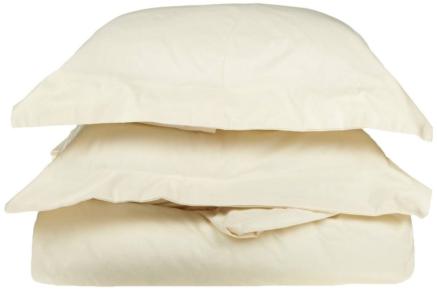 300 Thread Count Cotton Solid Duvet Cover Set King/California King T1572