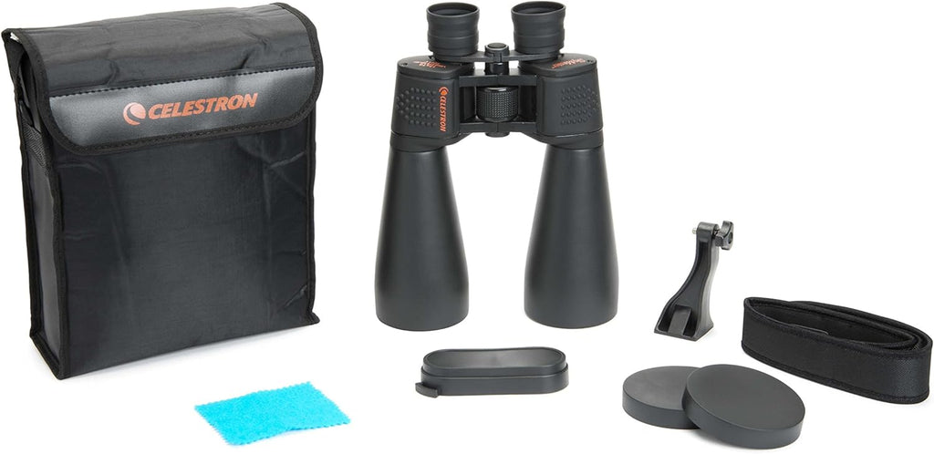 15x70 Astronomy Binoculars with Tripod Adapter and Case P4543