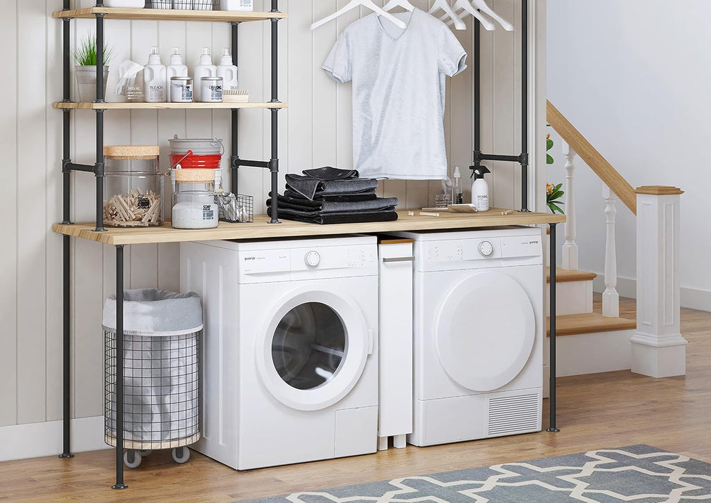 White 4 Tiers Slim Rolling Storage Cart R44269