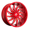 Candy Red Milled 20x9 Wheel M2177