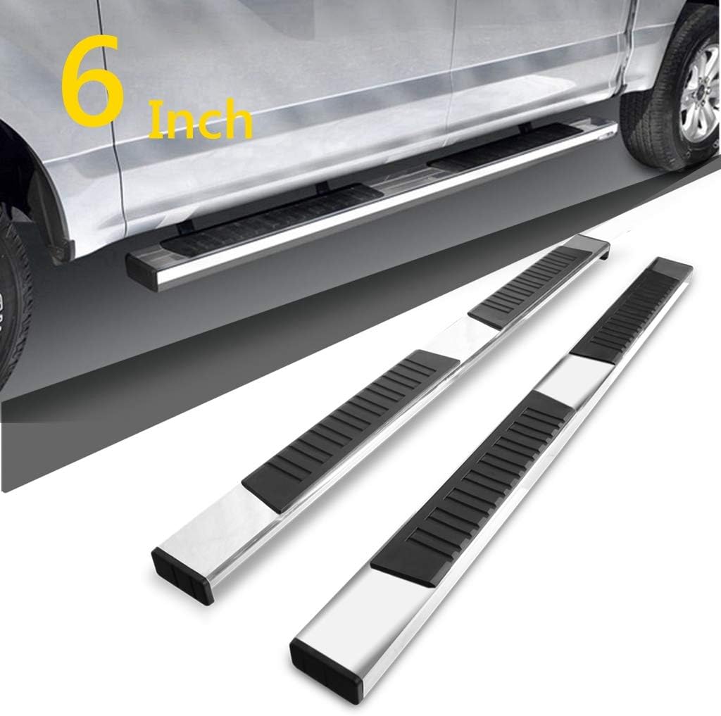 6in Aluminum Running Boards Side Bars A914