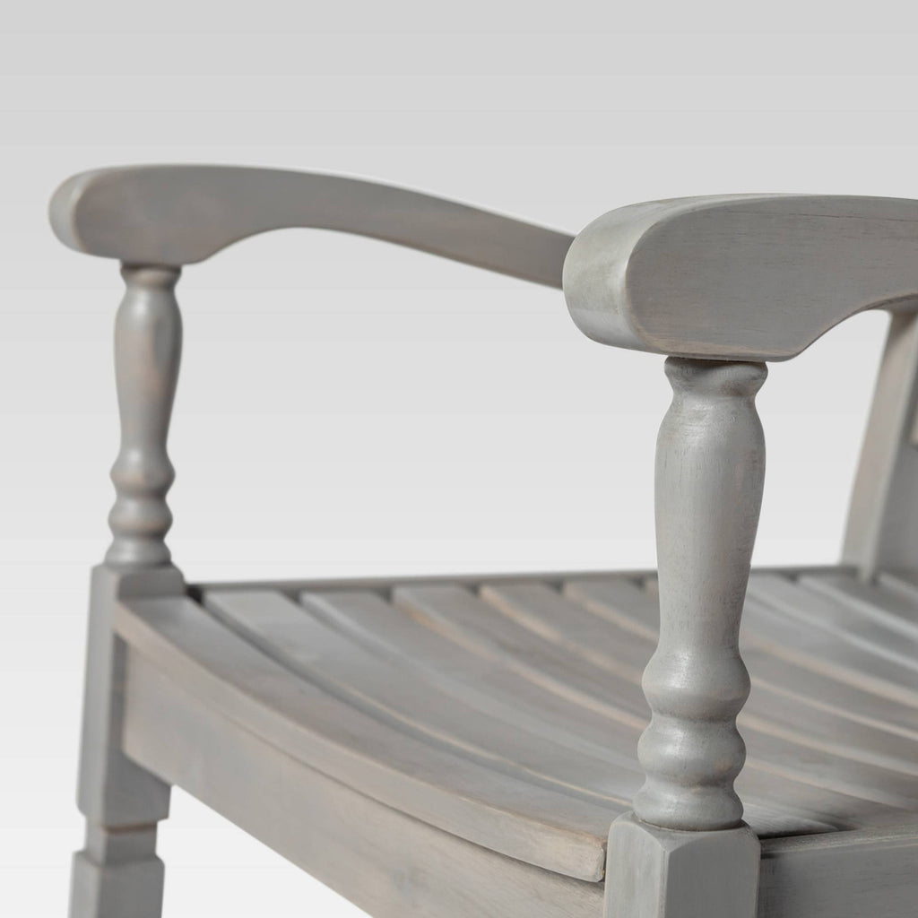 Gray Wash Acacia Wood Outdoor Rocking Chair E7611