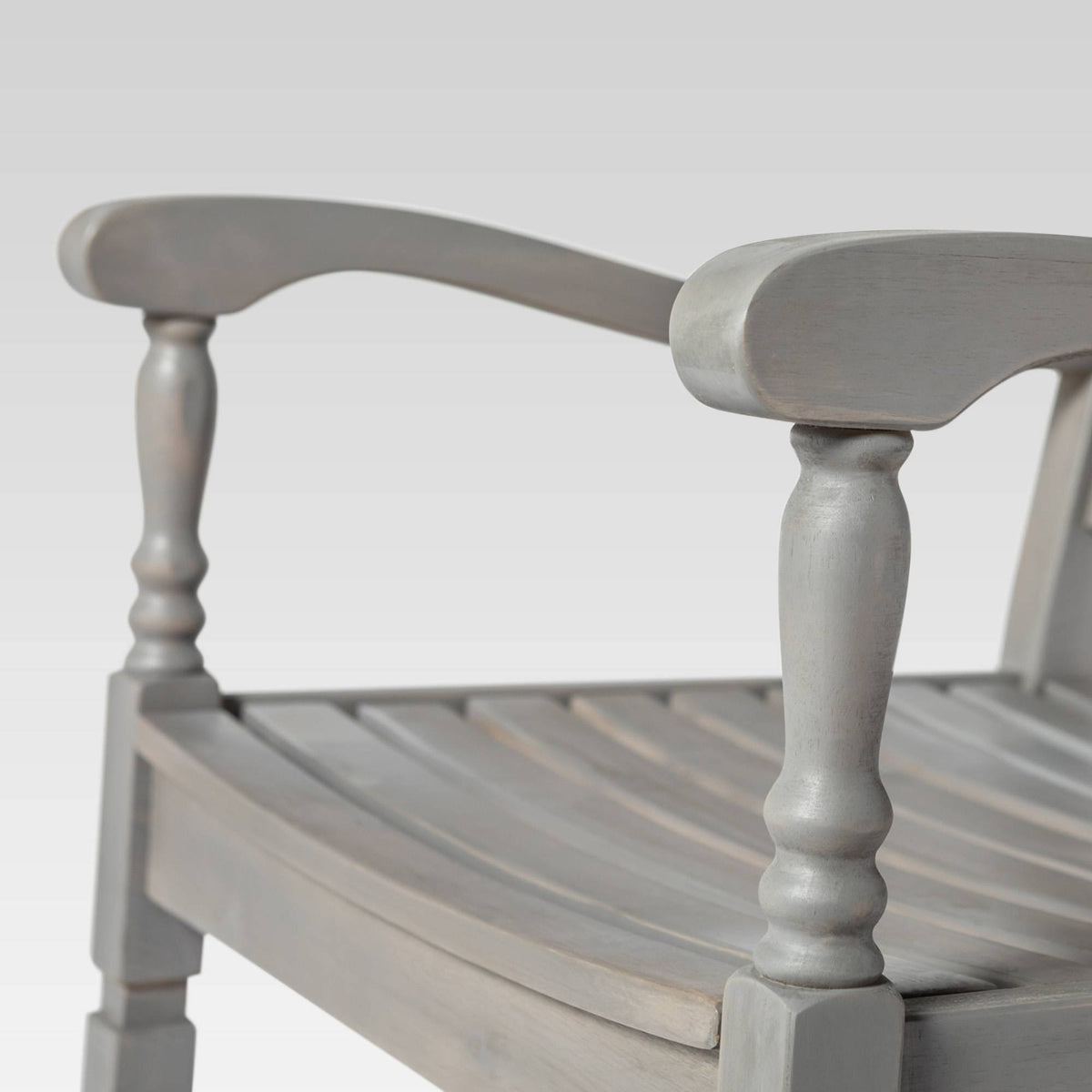 Gray Wash Acacia Wood Outdoor Rocking Chair E7611