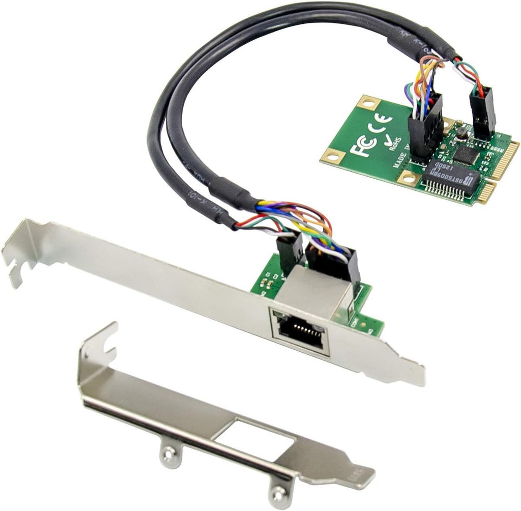Mini PCI-E Dual Port Gigabit LAN Card Pack of 2 G55544