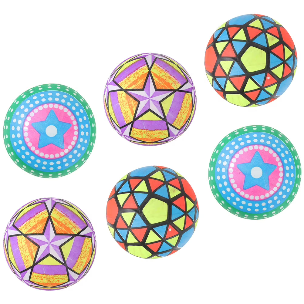 6 Pcs Inflatable Beach Ball Volleyball for Kids B74332