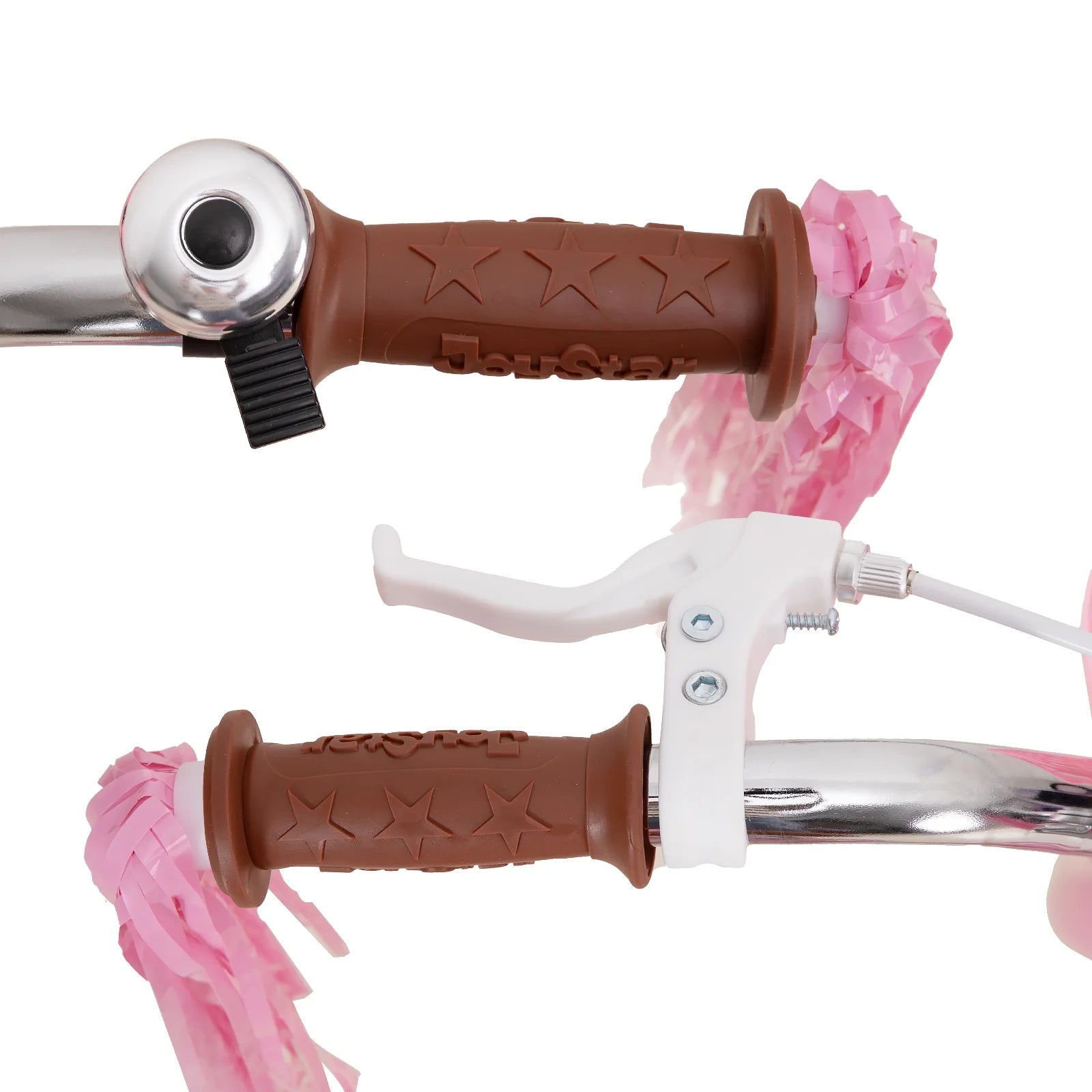 16 inch Kids Bike with Handbrake Training Wheels Basket Pink X100