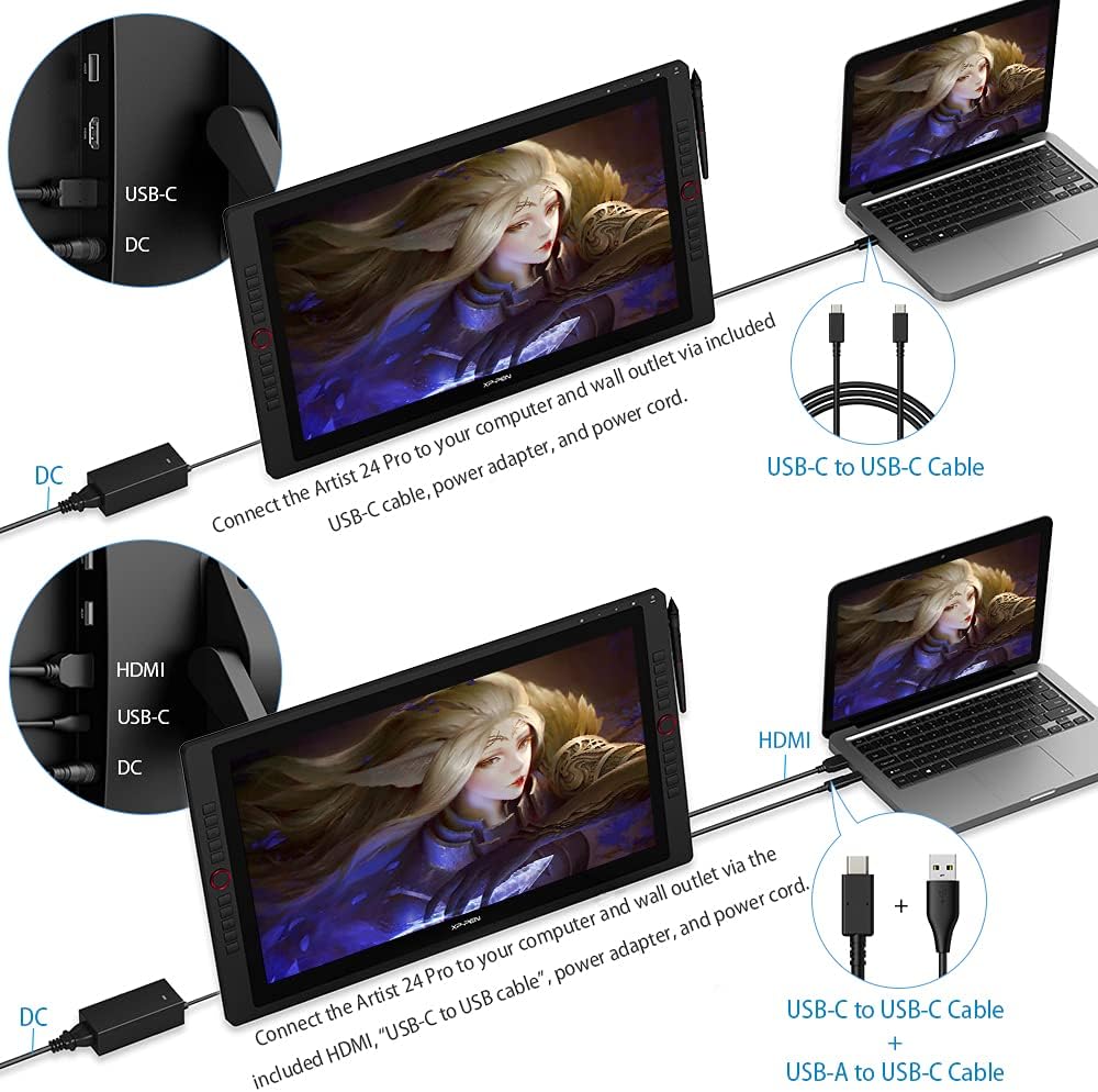 23.8-inch 2K QHD Drawing Monitor with Screen V6406