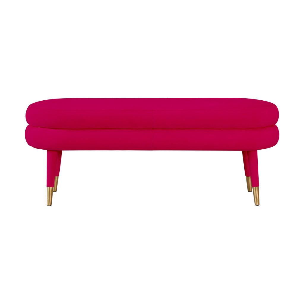 Pink Velvet Bench J2583