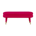 Pink Velvet Bench J2583