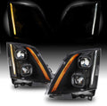 Dual Projector Black Housing LED Headlights D1367