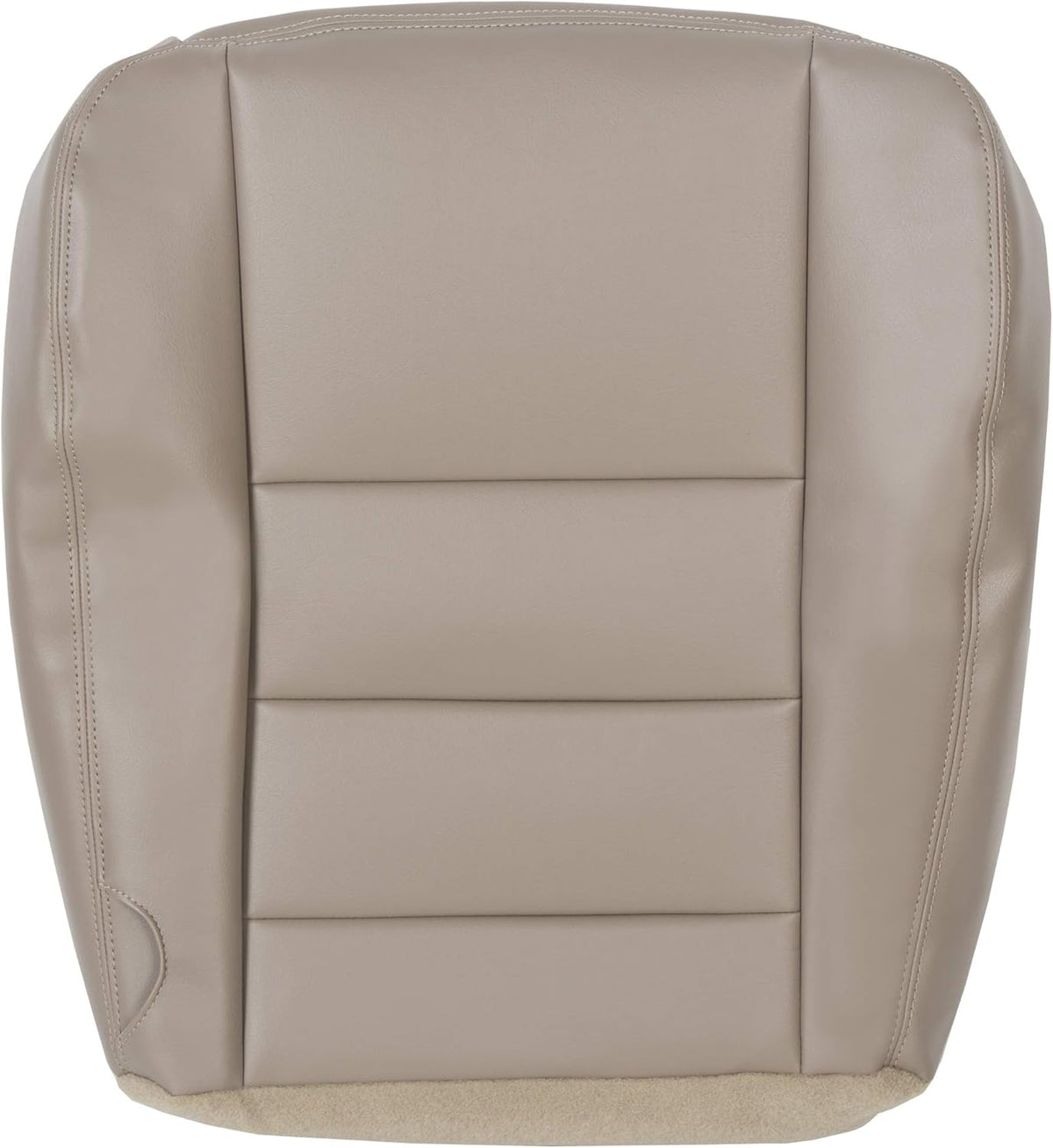 Tan Leather Bottom Seat Cover Pack of 2 I1253