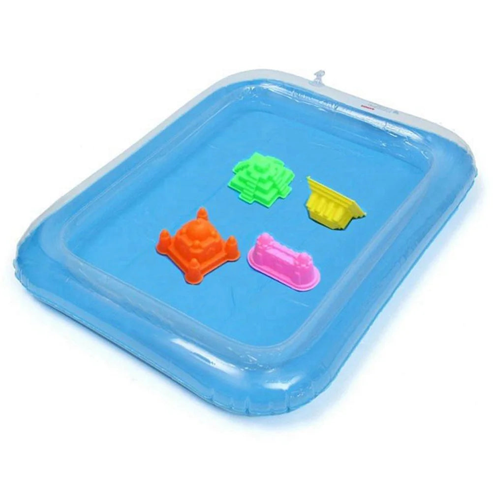 Blue Inflatable Sandbox Sand Toy Tray Y3875
