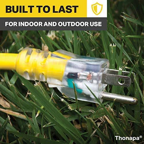 100 Foot 12/3 Heavy Duty Yellow Extension Cord B671654