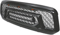 Gloss Black Front Bumper Hood Mesh Grill F22574