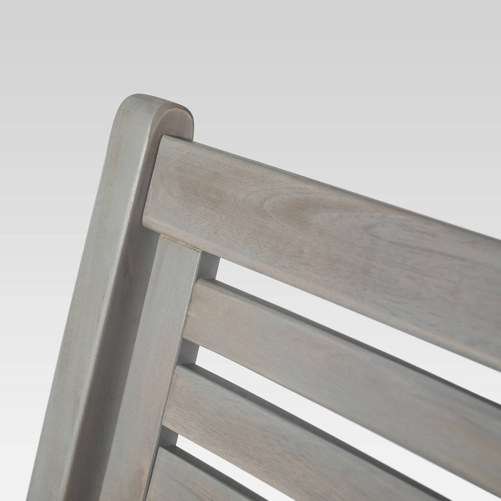 Gray Wash Acacia Wood Outdoor Rocking Chair E7611