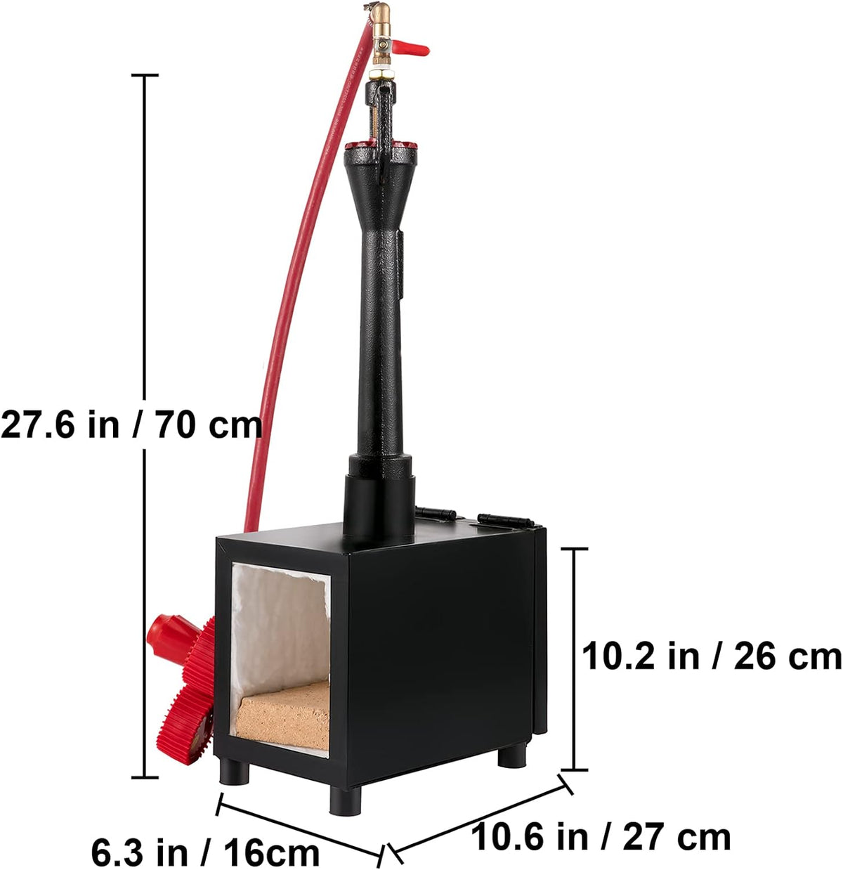 Square Propane Gas Forge with Single Durable Door G460636
