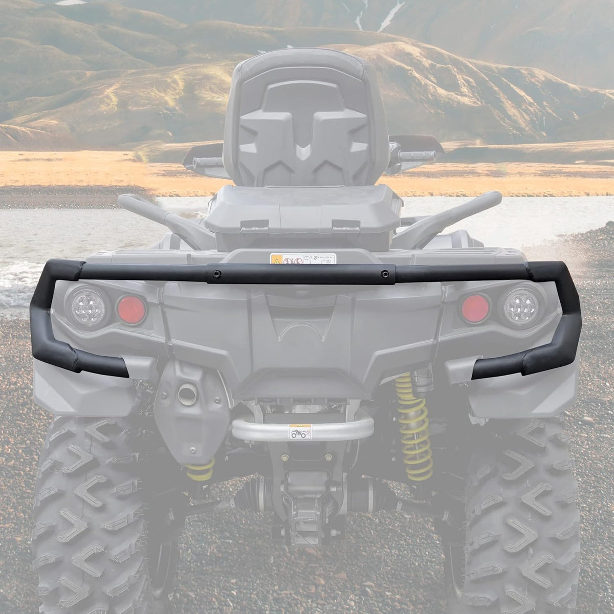 Heavy Duty Steel Rear Bumper Guards for Can-Am Outlander L5310