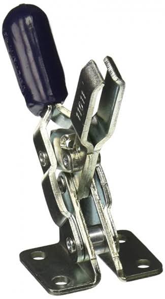 Vertical Handle Toggle Clamp, Flanged Based, U-Bar, 45kg Holding Capacity X70219