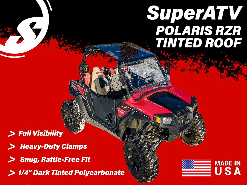 1/4" Dark Tinted Polycarbonate Roof for Polaris RZR 570 I886725