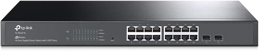 16 Port Gigabit Smart Managed Switch with 2 SFP Slots M61736