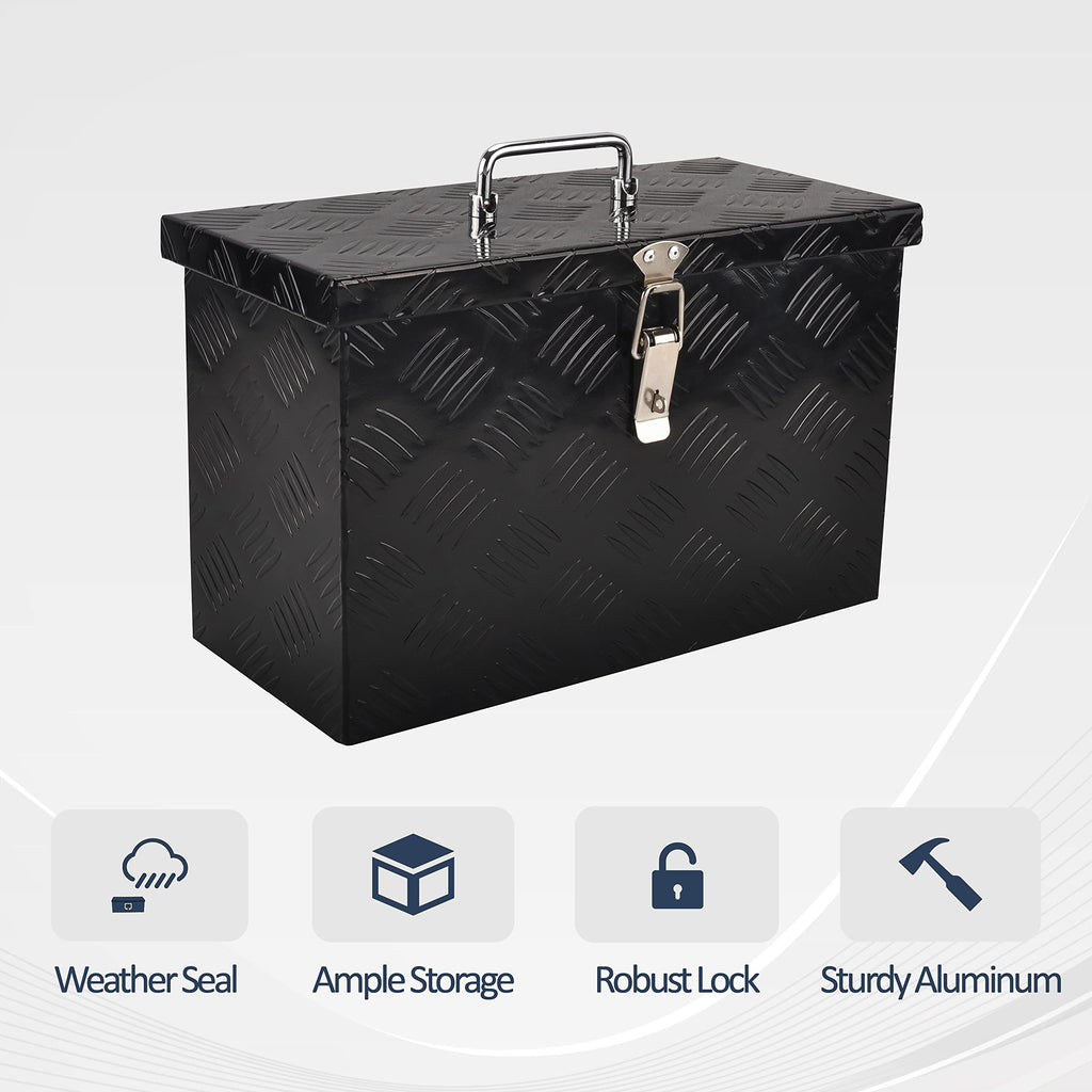 16 Inch Aluminum Pickup Tool Box Black L85149