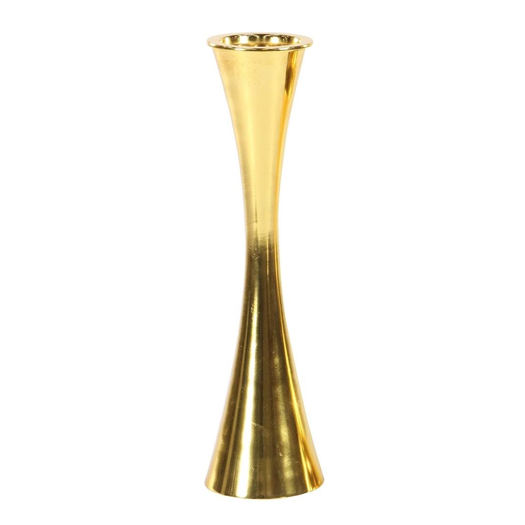 Silver Tapered Aluminum Candle Holders Set of 3 P500
