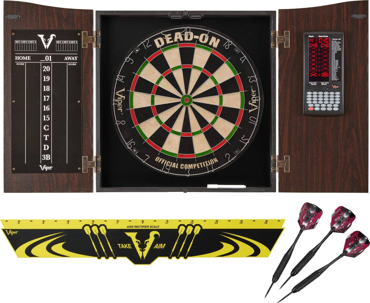Dartboard and Cabinet Set Q845291