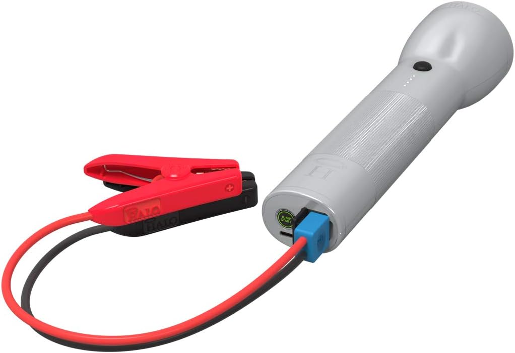 Rechargeable Lithium LED Flashlight with Car Jump Starter and Phone Charger B3507