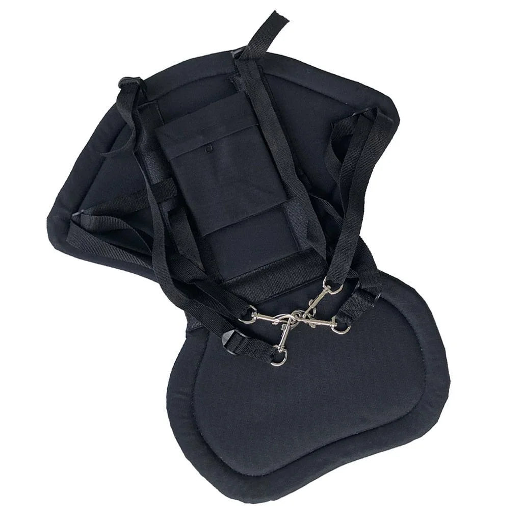 2Pcs Kids Adjustable Padded Canoe and Kayak Boat Seat with Snap Hooks P118371