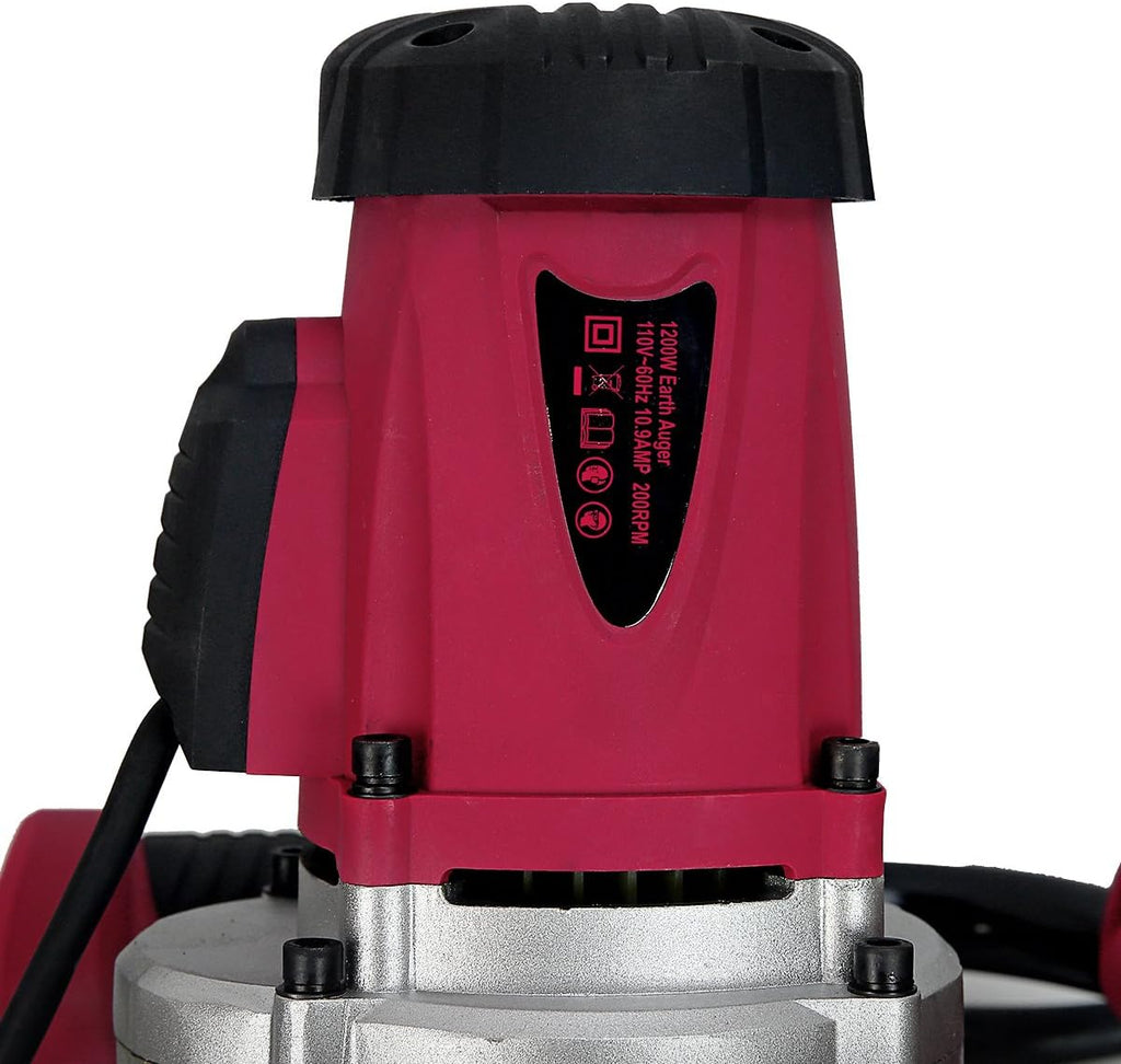 1200W Electric Post Hole Digger with 4" Bit Q343