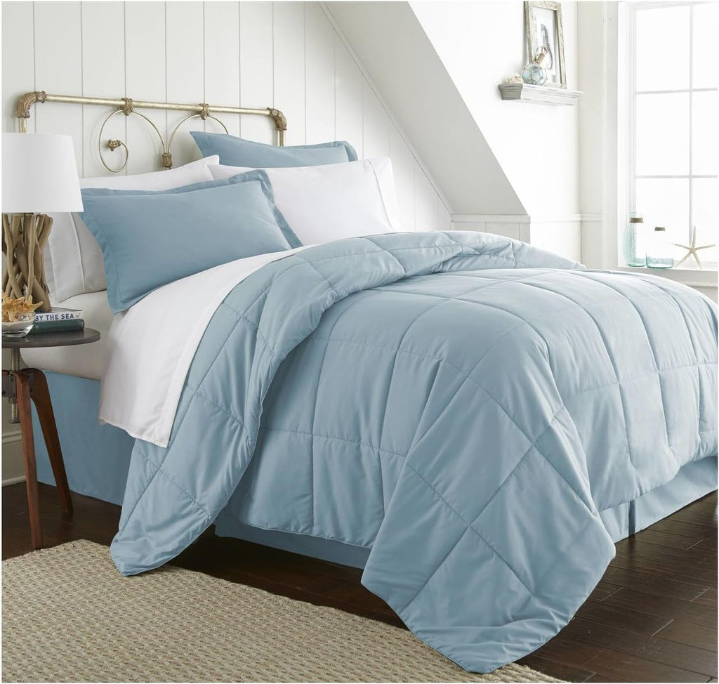 Navy 8 Piece Bed in a Bag Queen B930267