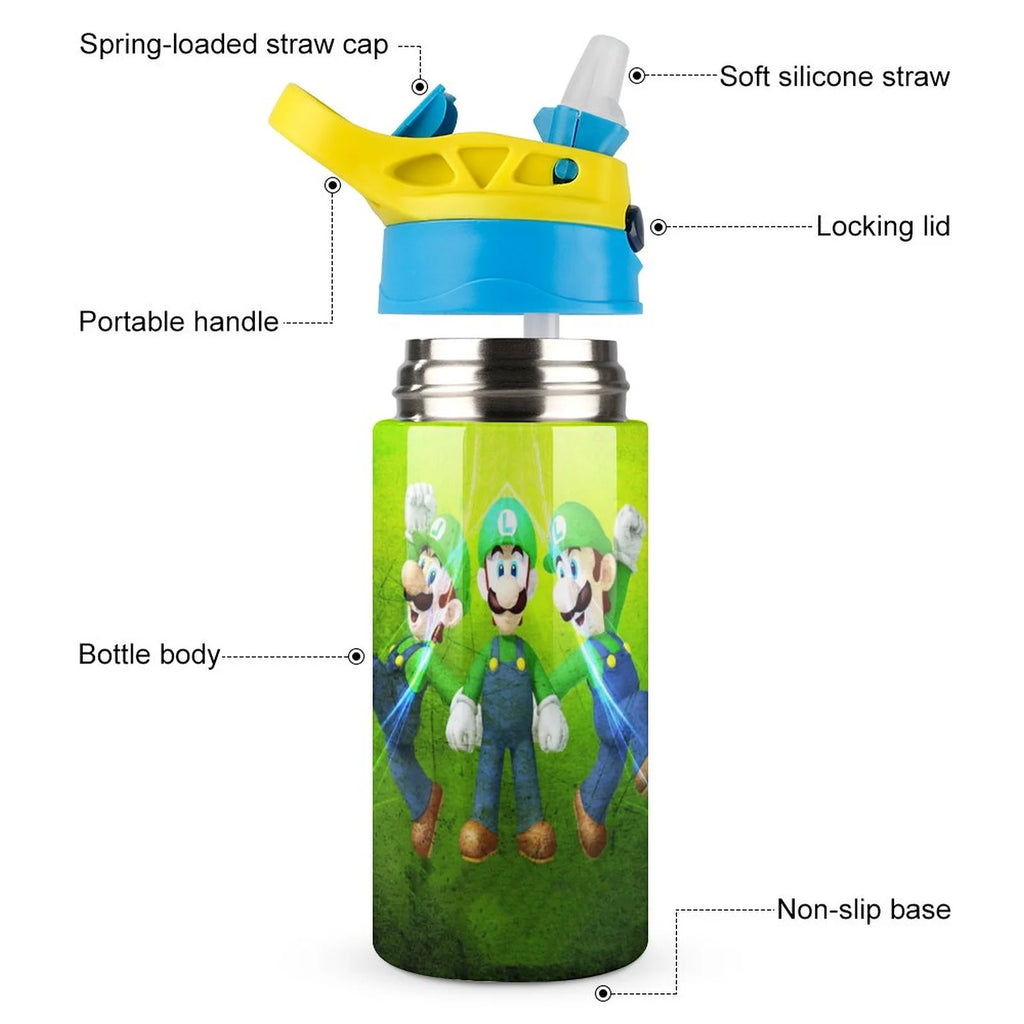 Insulated Stainless Steel Water Bottle with Straw E671994