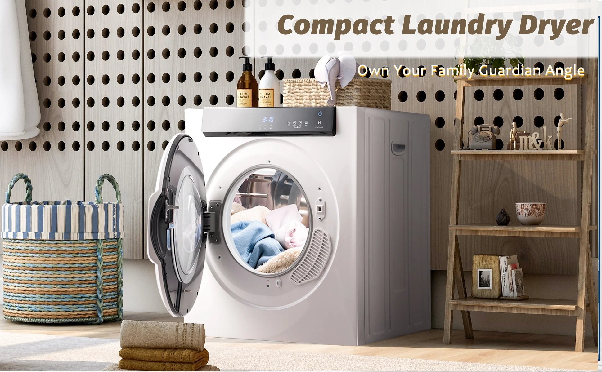 Electric Portable Clothes Dryer with Stainless Steel Tub P2134
