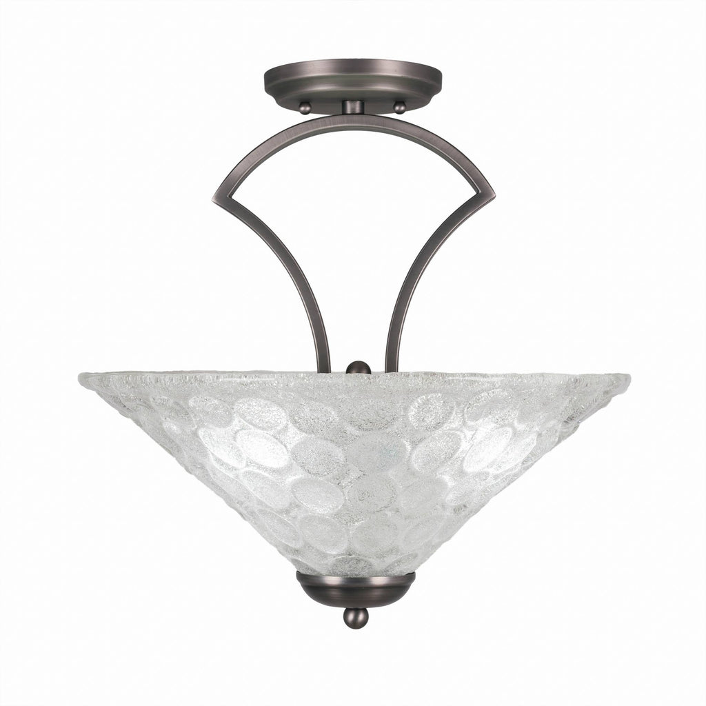 Three Light Semi-Flush Mount Y476