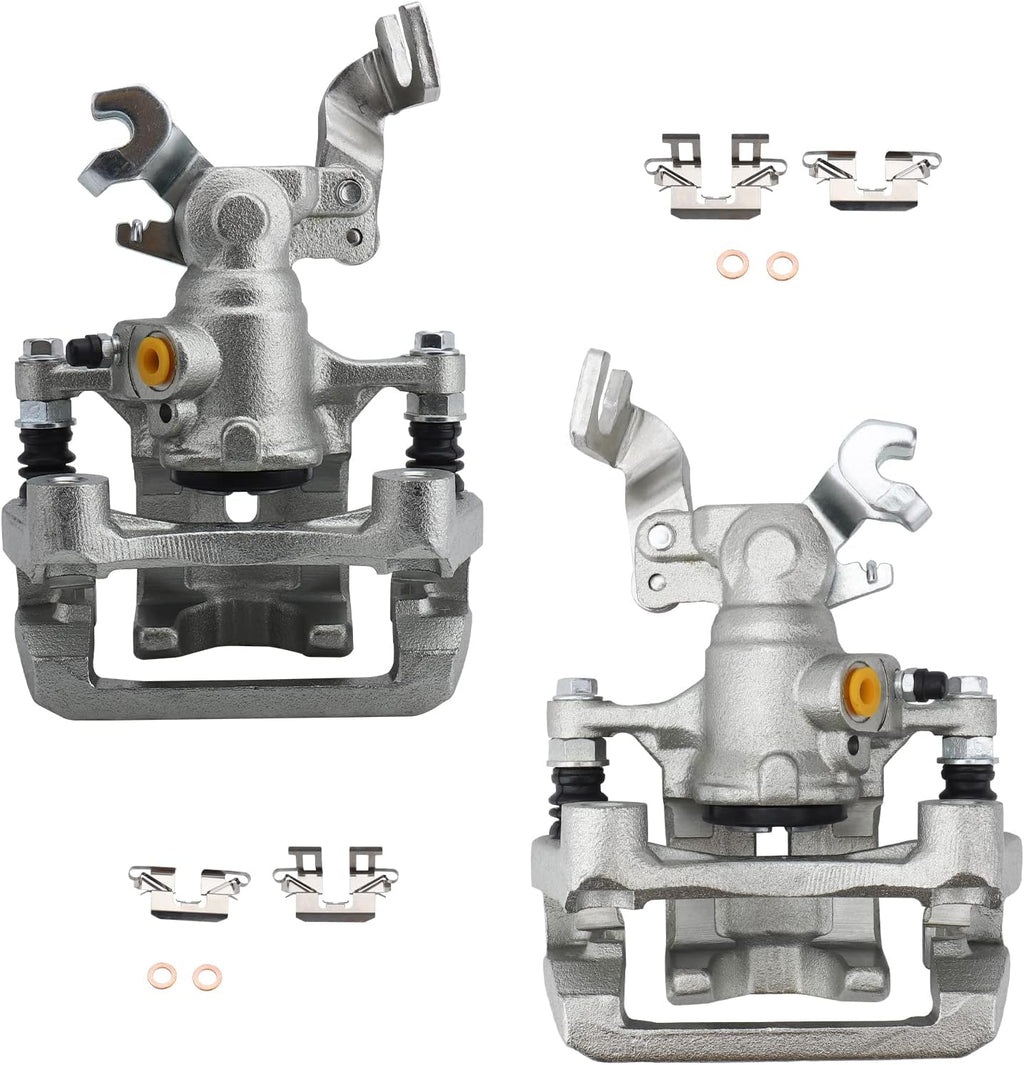 Rear Right Brake Caliper Passenger Side Caliper Set with Hardware Pack of 2 J326878