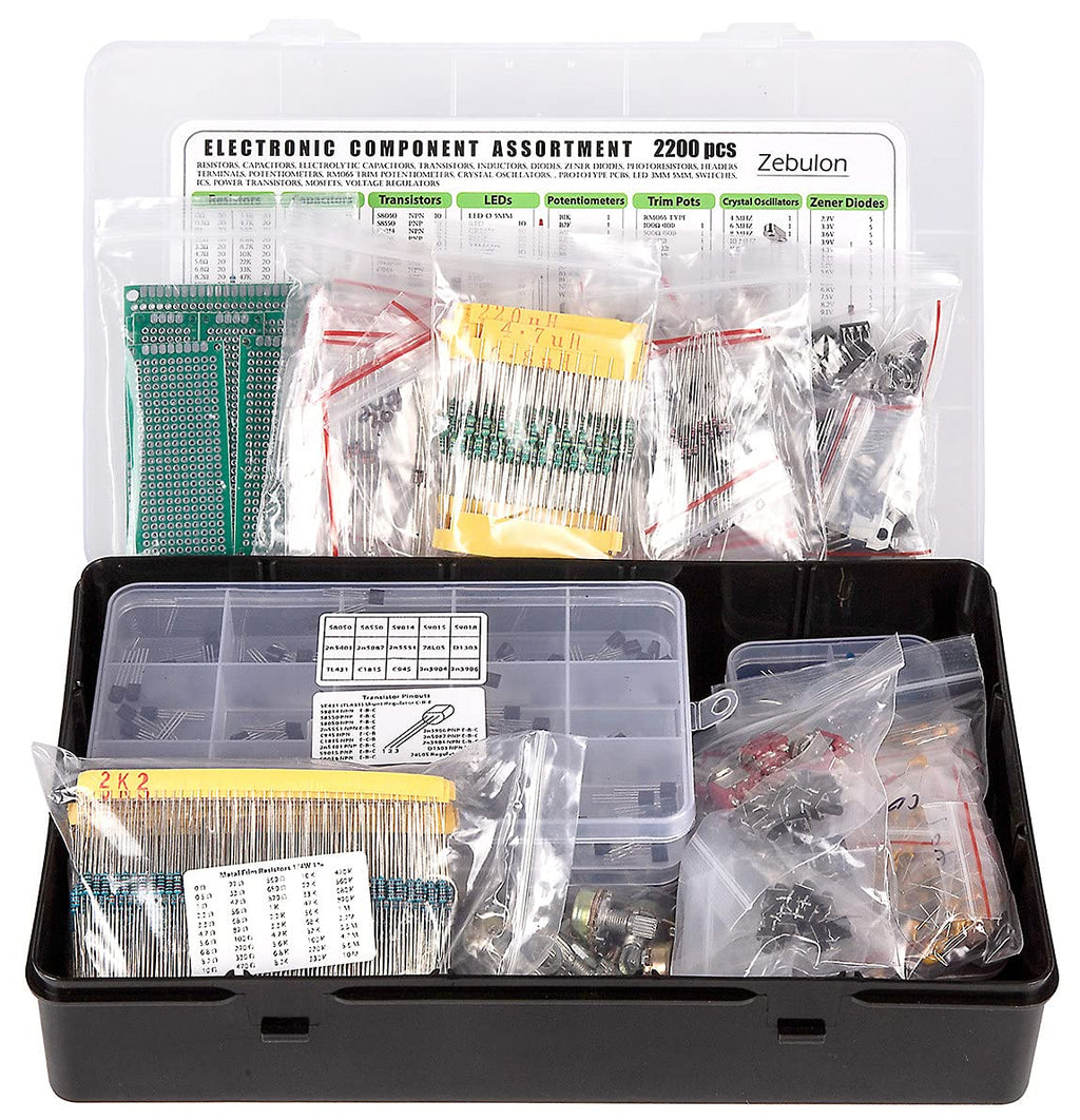 2200 pcs Electronic Component Assortment Kit E51677