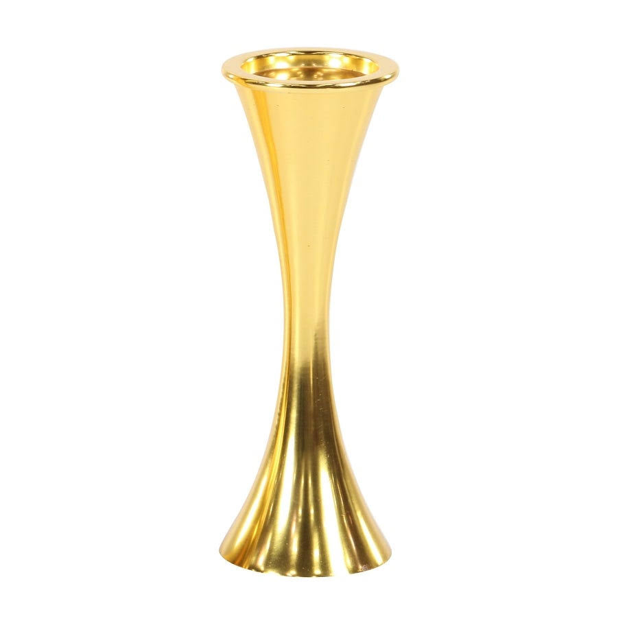 Silver Tapered Aluminum Candle Holders Set of 3 P500