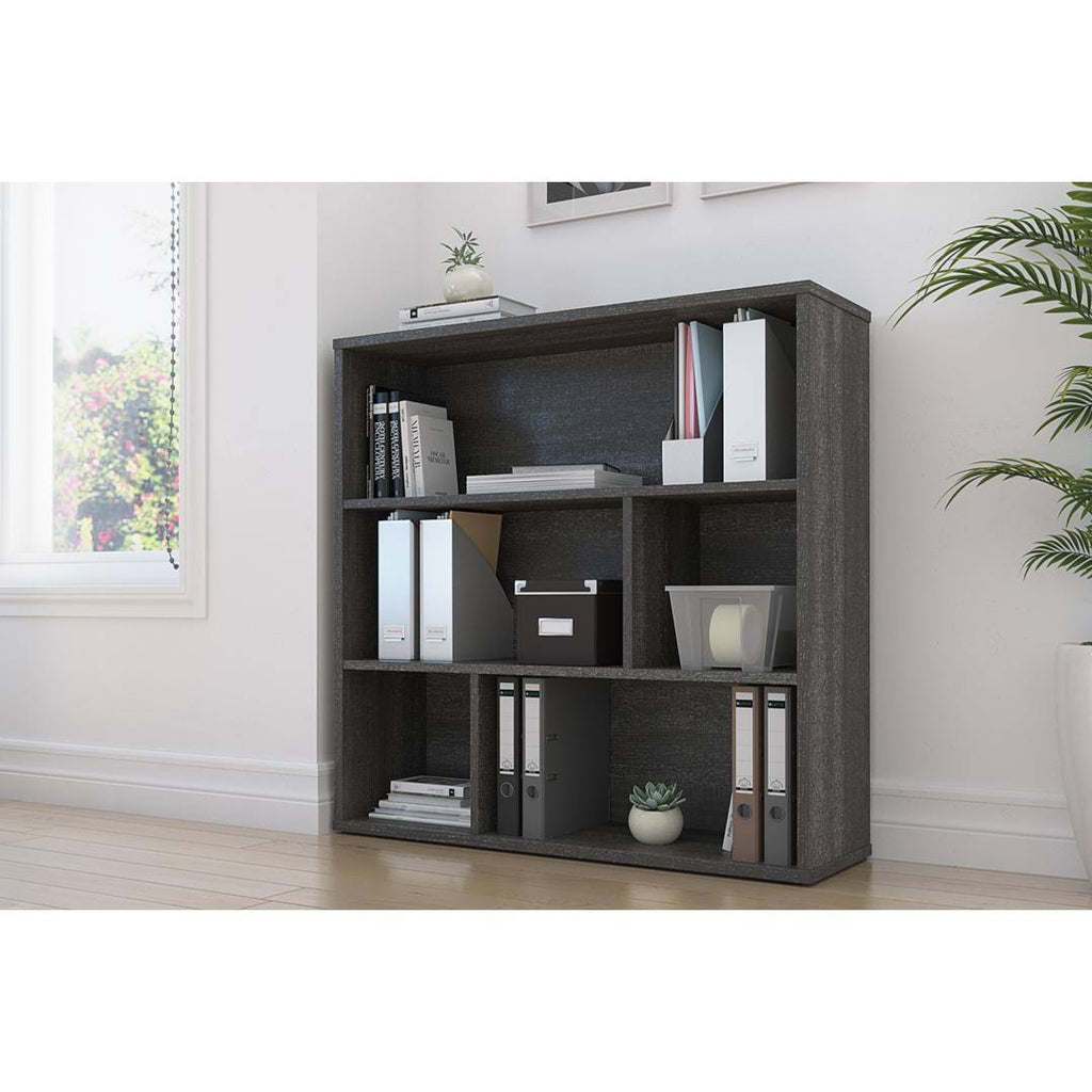 Rustic Brown Sandstone Asymmetrical Shelving Unit G951228