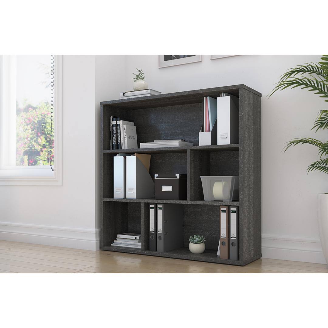 Rustic Brown Sandstone Asymmetrical Shelving Unit G951228
