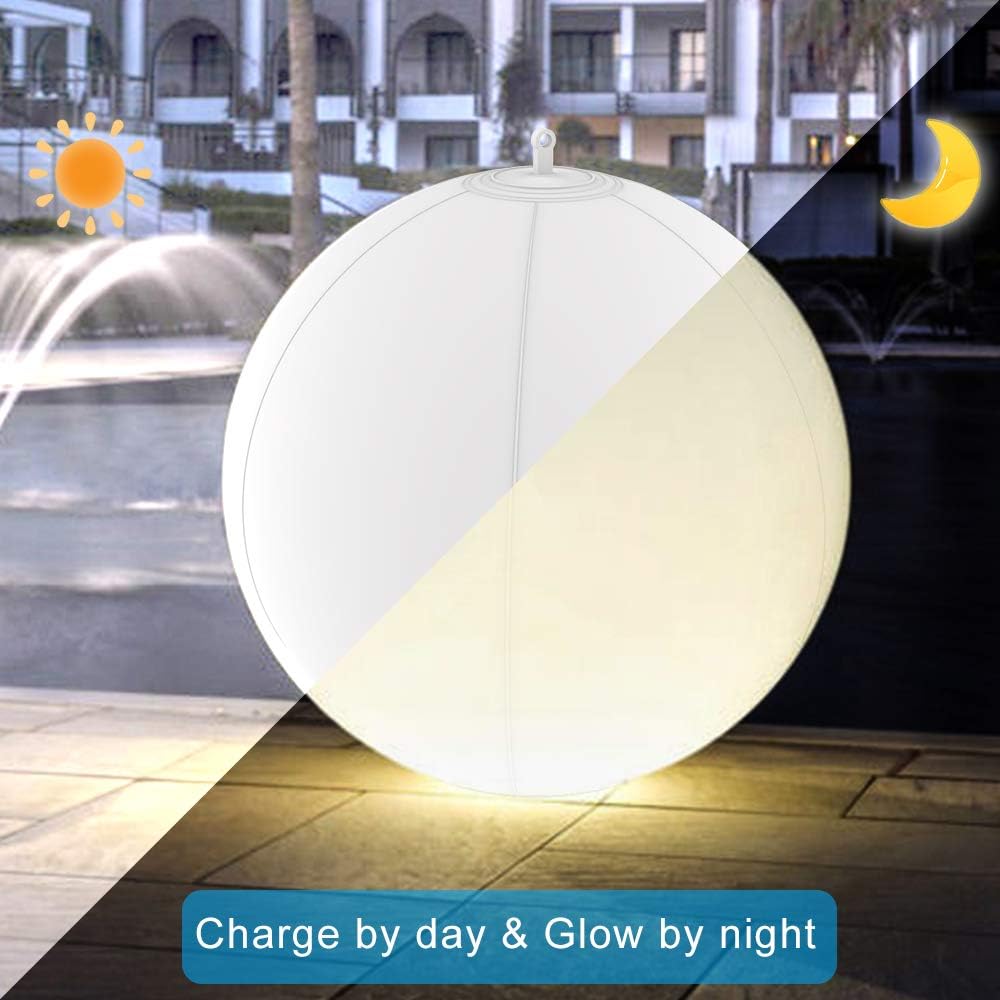 4 PCS Solar Powered Floating Pool Light Y30732